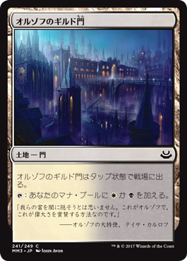 【JPN】【Foil】《オルゾフのギルド門/Orzhov Guildgate》[MM3]