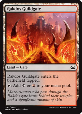 【ENG】【Foil】《ラクドスのギルド門/Rakdos Guildgate》[MM3]