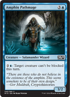 【ENG】【Foil】《アンフィンの抜け道魔道士/Amphin Pathmage》[M15]