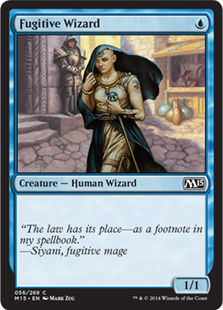 【ENG】【Foil】《脱走魔術師/Fugitive Wizard》[M15]