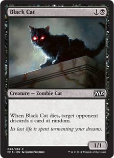 【ENG】【Foil】《黒猫/Black Cat》[M15]