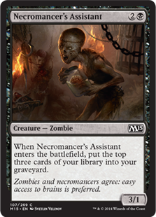 【ENG】【Foil】《屍術士の助手/Necromancer's Assistant》[M15]