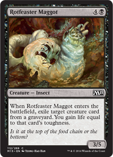 【ENG】【Foil】《腐敗喰いの蛆/Rotfeaster Maggot》[M15]