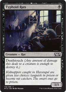 【ENG】【Foil】《チフス鼠/Typhoid Rats》[M15]