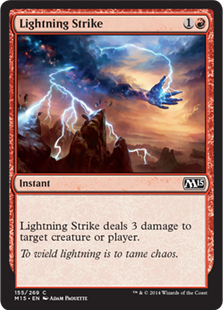 【ENG】【Foil】《稲妻の一撃/Lightning Strike》[M15]