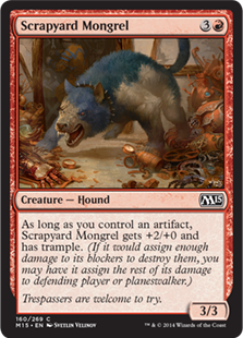【ENG】【Foil】《屑鉄場の雑種犬/Scrapyard Mongrel》[M15]