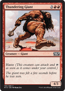 【ENG】【Foil】《轟きの巨人/Thundering Giant》[M15]