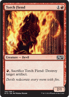 【ENG】【Foil】《松明の悪鬼/Torch Fiend》[M15]