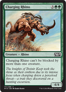 【ENG】【Foil】《突進するサイ/Charging Rhino》[M15]