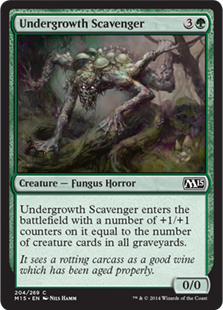 【ENG】【Foil】《下生えのゴミあさり/Undergrowth Scavenger》[M15]