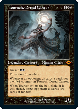【ENG】【Foil】■旧枠■《戦慄の朗詠者、トーラック/Tourach, Dread Cantor》[MH2]