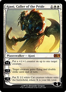 【ENG】《群れの統率者アジャニ/Ajani, Caller of the Pride》[M14]