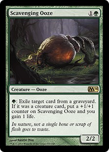 【ENG】《漁る軟泥/Scavenging Ooze》[M14]