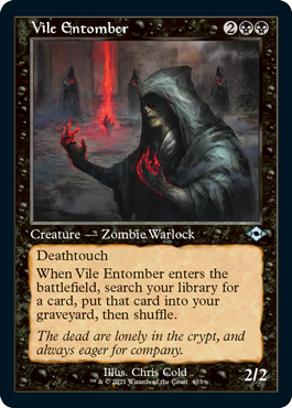 【ENG】【Foil】■旧枠■《不快な納墓役/Vile Entomber》[MH2]