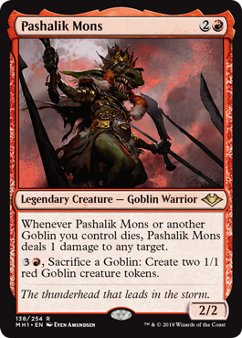 【ENG】【Foil】《パシャリク・モンス/Pashalik Mons》[MH1]