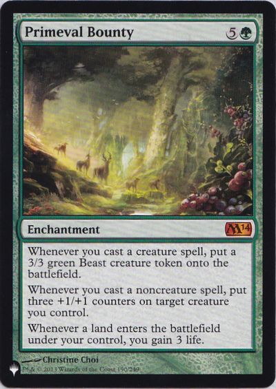 【ENG】《原始の報奨/Primeval Bounty》[PWシンボル付き再版]