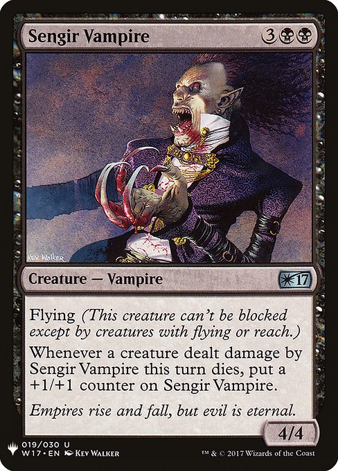 【ENG】《センギアの吸血鬼/Sengir Vampire》[PWシンボル付き再版]