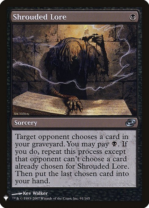 【ENG】《隠された知識/Shrouded Lore》[PWシンボル付き再版]