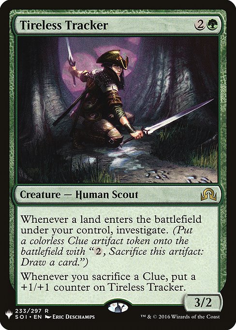 【ENG】《不屈の追跡者/Tireless Tracker》[PWシンボル付き再版]