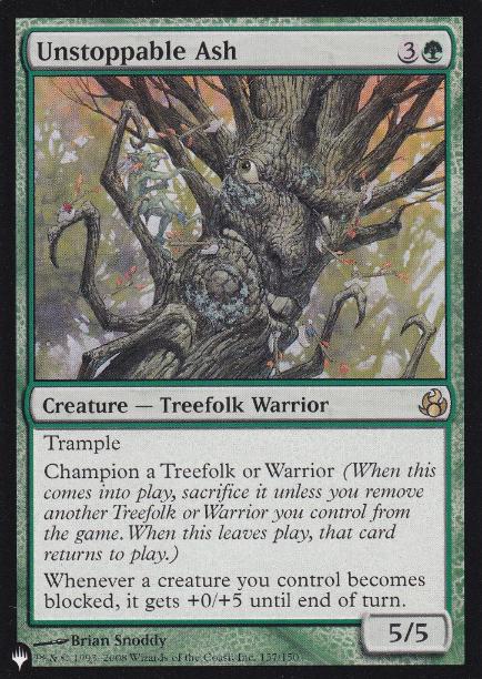 【ENG】《止められぬトネリコ/Unstoppable Ash》[PWシンボル付き再版]