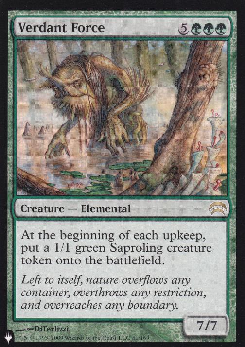 【ENG】《新緑の魔力/Verdant Force》[PWシンボル付き再版]