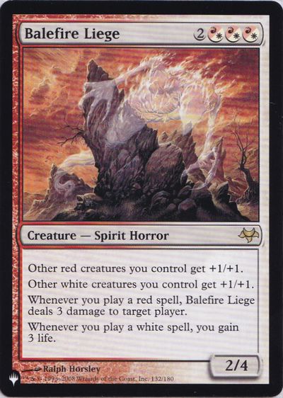 【ENG】《迎え火のしもべ/Balefire Liege》[PWシンボル付き再版]