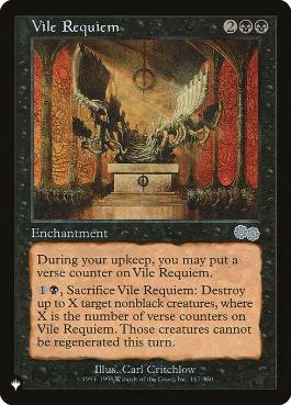【ENG】《不快な鎮魂歌/Vile Requiem》(USG)[PWシンボル付き再版]