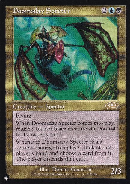 【ENG】《終末の死霊/Doomsday Specter》[PWシンボル付き再版]
