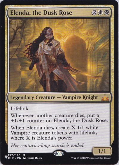 【ENG】《薄暮薔薇、エレンダ/Elenda, the Dusk Rose》[PWシンボル付き再版]