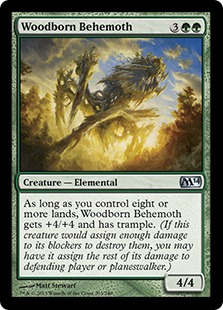 【ENG】【Foil】《森生まれのビヒモス/Woodborn Behemoth》[M14]