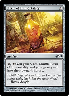 【ENG】【Foil】《不死の霊薬/Elixir of Immortality》[M14]