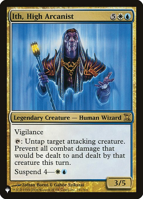 【ENG】《高位の秘儀術師、イス/Ith, High Arcanist》[PWシンボル付き再版]