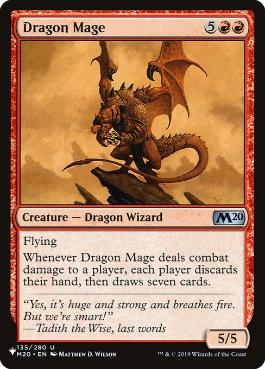 【ENG】《ドラゴン魔道士/Dragon Mage》[PWシンボル付き再版]