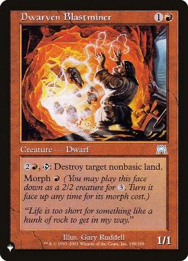 【ENG】《ドワーフの爆風掘り/Dwarven Blastminer》[PWシンボル付き再版]