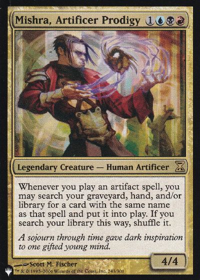 【ENG】《工匠の神童、ミシュラ/Mishra, Artificer Prodigy》[PWシンボル付き再版]
