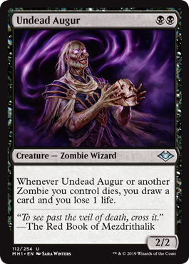 【ENG】【Foil】《アンデッドの占い師/Undead Augur》[MH1]