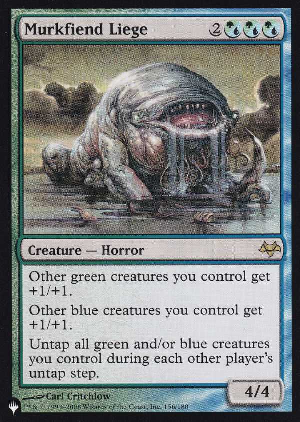 【ENG】《暗悪鬼のしもべ/Murkfiend Liege》[PWシンボル付き再版]