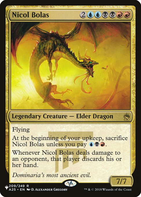 【ENG】《ニコル・ボーラス/Nicol Bolas》[PWシンボル付き再版]