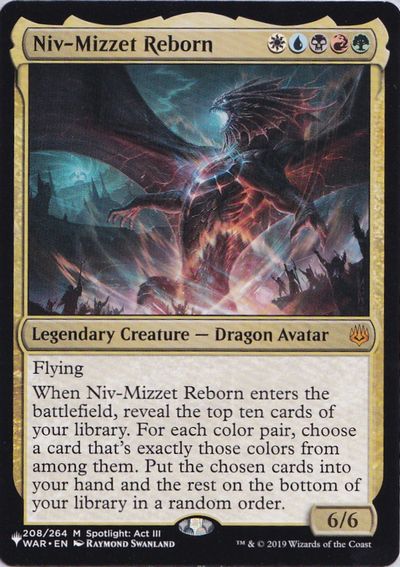 【ENG】《ニヴ＝ミゼット再誕/Niv-Mizzet Reborn》[PWシンボル付き再版]