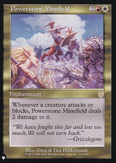 【ENG】《パワーストーンの地雷原/Powerstone Minefield》[PWシンボル付き再版]