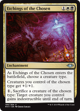 【ENG】【Foil】《選ばれしものの食刻/Etchings of the Chosen》[MH1]