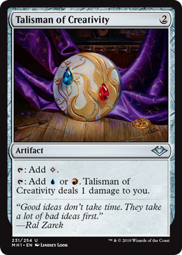 【ENG】【Foil】《独創のタリスマン/Talisman of Creativity》[MH1]
