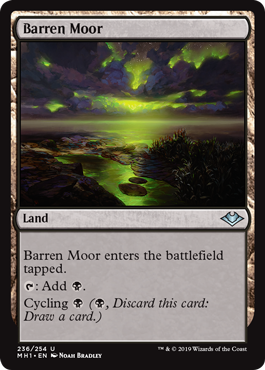 【ENG】【Foil】《やせた原野/Barren Moor》[MH1]