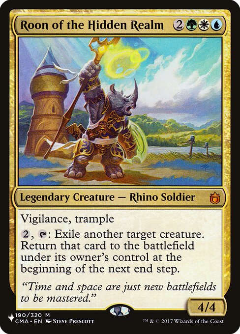 【ENG】《隠された領域のローン/Roon of the Hidden Realm》[PWシンボル付き再版]