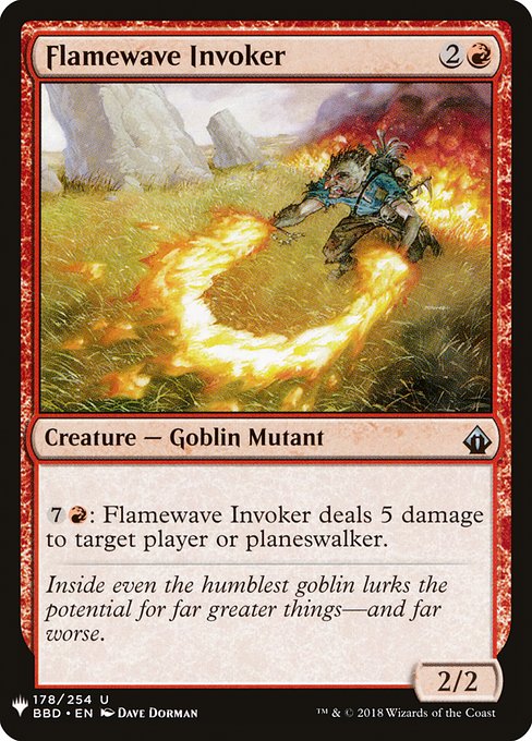 【ENG】《炎波の発動者/Flamewave Invoker》[PWシンボル付き再版]
