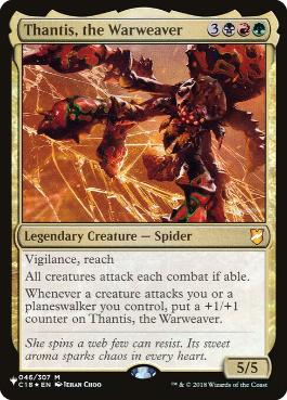 【ENG】《戦争織り、タンティス/Thantis, the Warweaver》[PWシンボル付き再版]