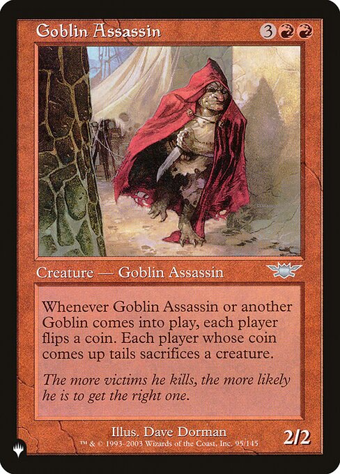 【ENG】《ゴブリンの暗殺者/Goblin Assassin》[PWシンボル付き再版]