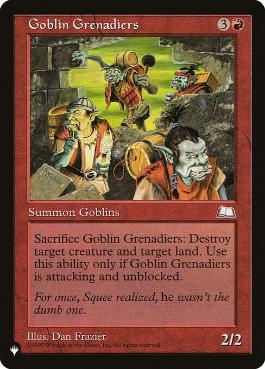 【ENG】《ゴブリン擲弾兵/Goblin Grenadiers》[PWシンボル付き再版]