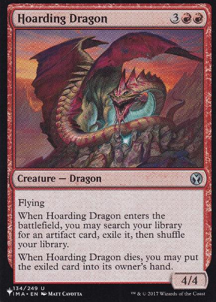 【ENG】《溜め込むドラゴン/Hoarding Dragon》[PWシンボル付き再版]