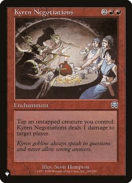 【ENG】《カイレン式交渉/Kyren Negotiations》[PWシンボル付き再版]